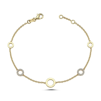 Ayla armband in 14 kt Gold B2402 018